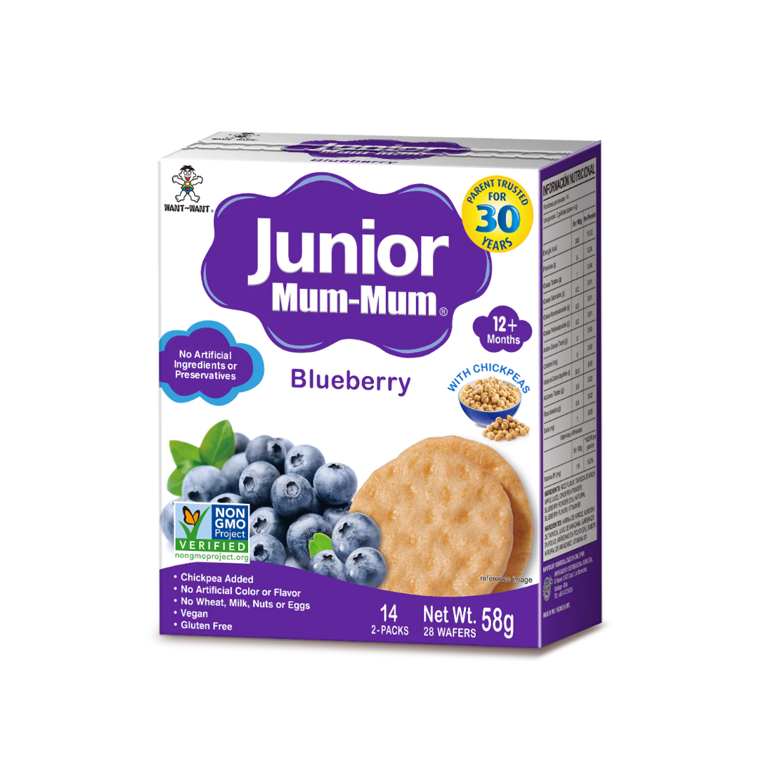 JUNIOR MUM MUM ARÁNDANO 58 GRS 6 UNIDS