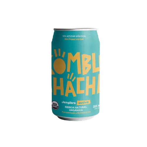 KOMBUCHACHA CERO JENGIBRE LATA 350 ML 24 UNIDS