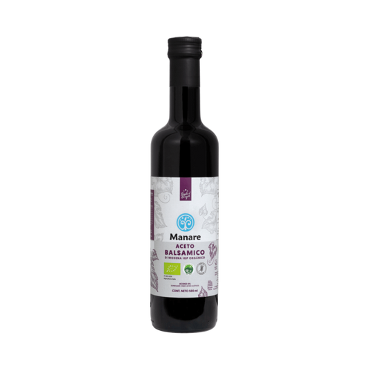 ACETO BALSAMICO ORGÁNICO MANARE 500 ML 6 UNIDS