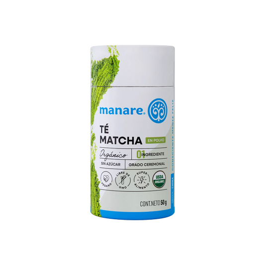 TÉ MATCHA EN POLVO ORGÁNICO MANARE 50 GRS