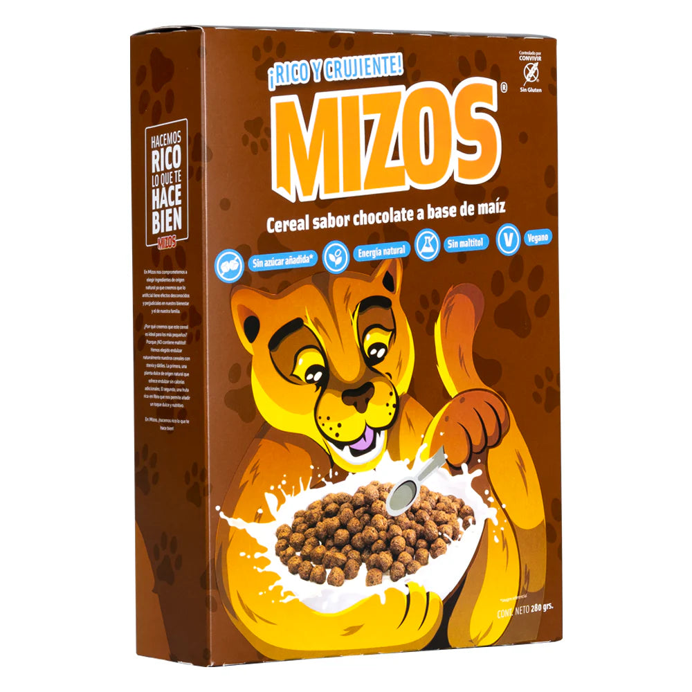 CEREAL MIZOS CHOCOLATE 280 GRS 10 UNIDS