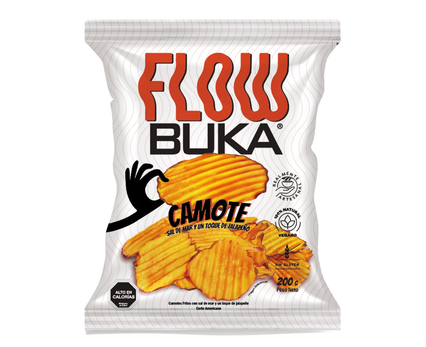 CAMOTES FLOW CORTE AMERICANO BUKA 200 GRS X 12 UNIDS