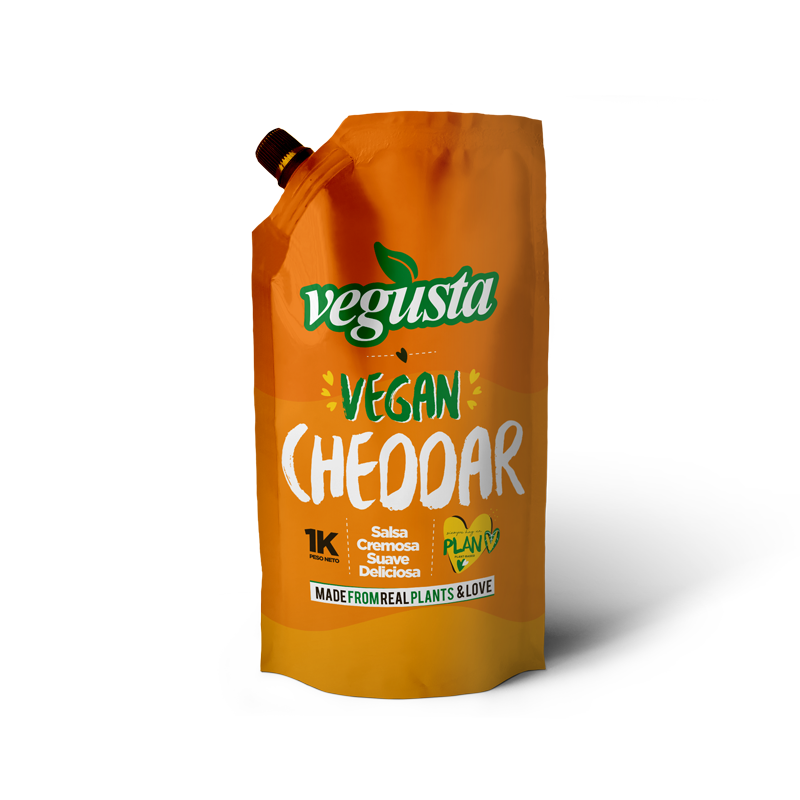 SALSA CHEDDAR VEGUSTA 12 UNIDS 350 GRS