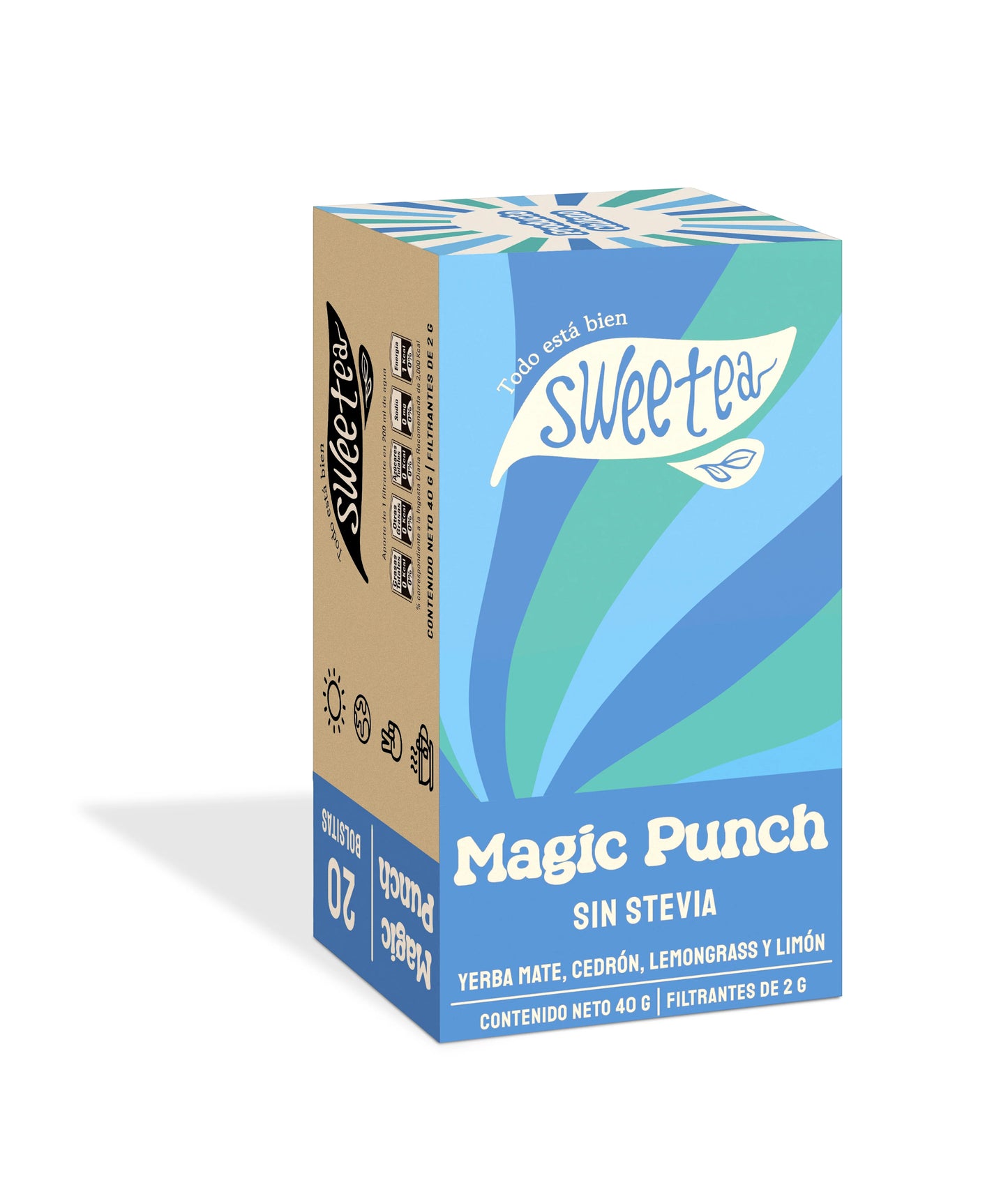 TÉ MAGIC PUNCH SIN STEVIA 20 BOLSITAS SWEETEA