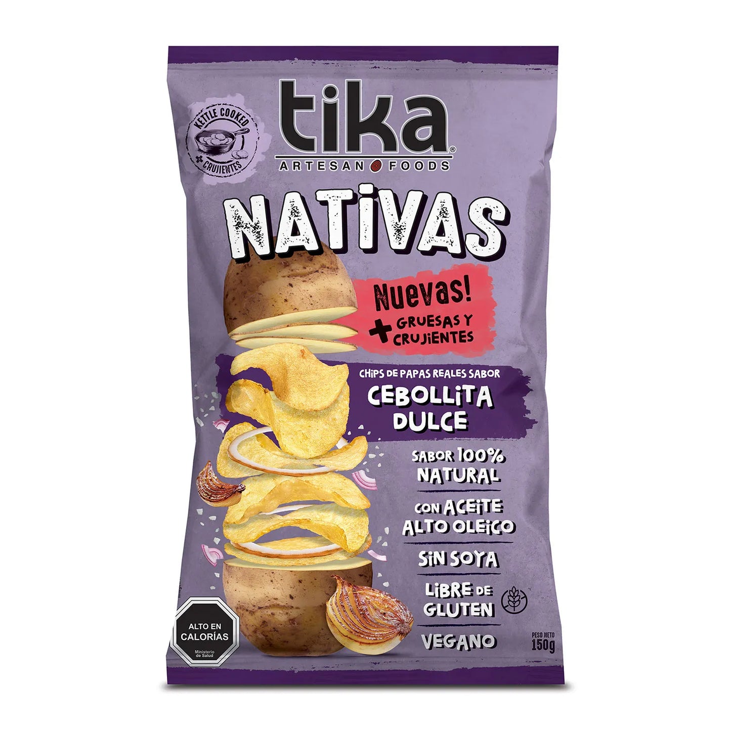 TIKA NATIVA CEBOLLITA DULCE 150 GRS 15 UNIDS