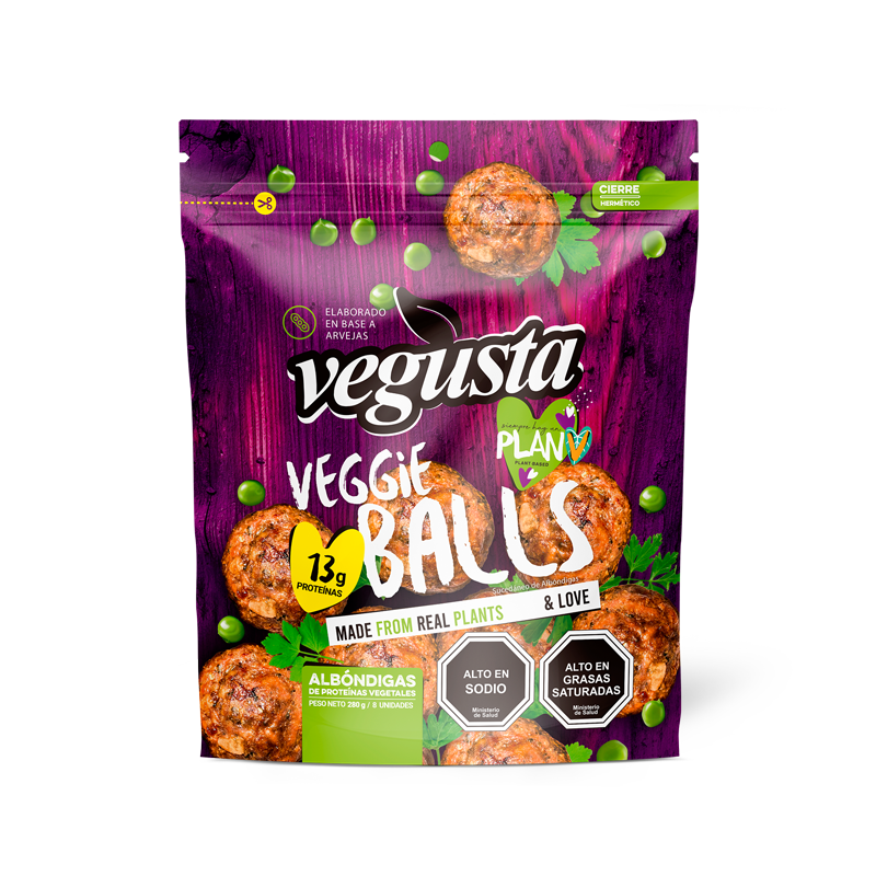 VEGGIE BALLS VEGUSTA 8 UNIDS DOYPACK