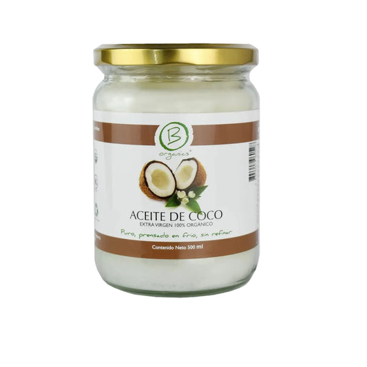 ACEITE DE COCO ORGÁNICO EXTRA VIRGEN BE ORGANICS 500 ML