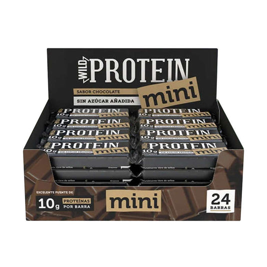 BARRA WILD PROTEIN MINI CHOCOLATE 24 UNIDS 30 GRS