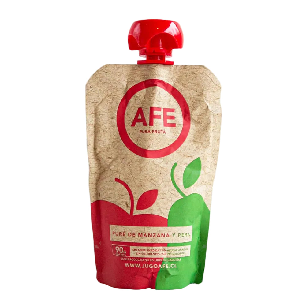 COMPOTA 100% AFE MANZANA PERA 90 GRS 24 UNIDS