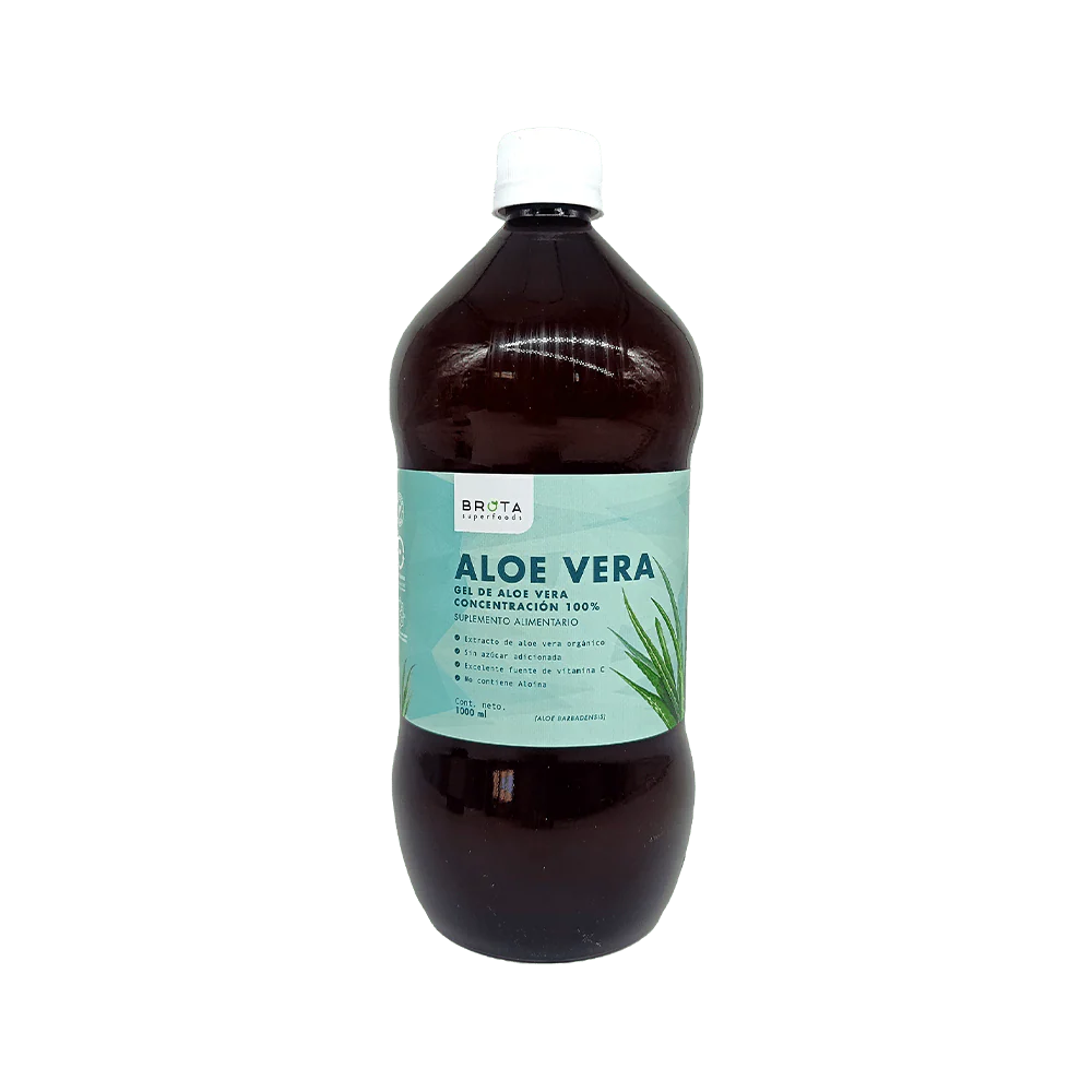 ALOE VERA (Gel de Aloe Vera - concentración 100%) BROTA 1 Litro