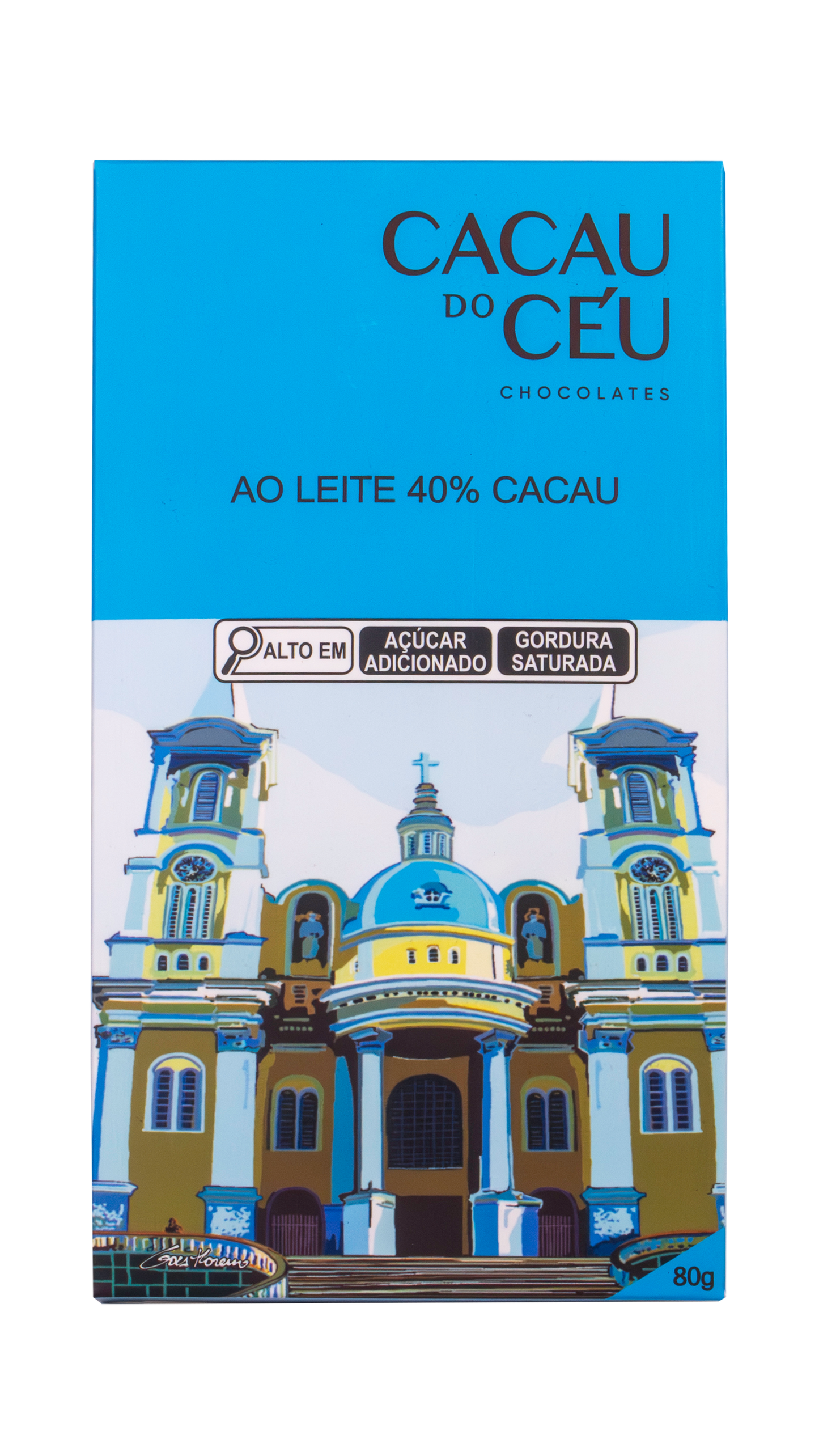 CHOCOLATE BEAN TO BAR 40% CACAU DO CEU - CON LECHE
