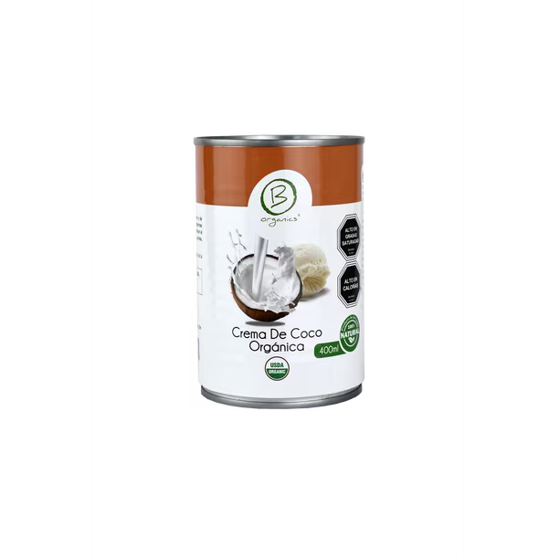 CREMA DE COCO 400 ML BE ORGANICS 12 UNIDS
