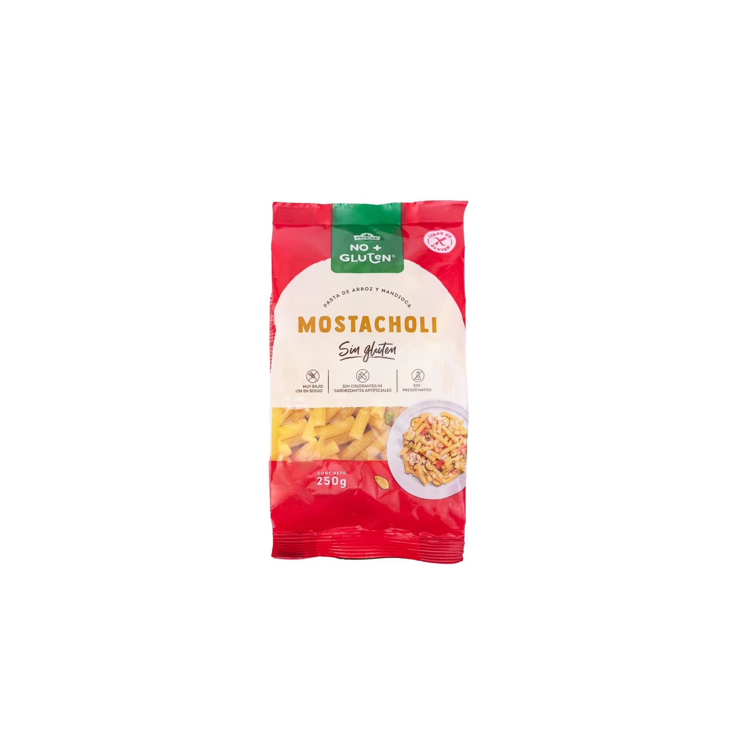 PASTA MOSTACHOLI NUTRISA 250 GRS 12 UNIDS