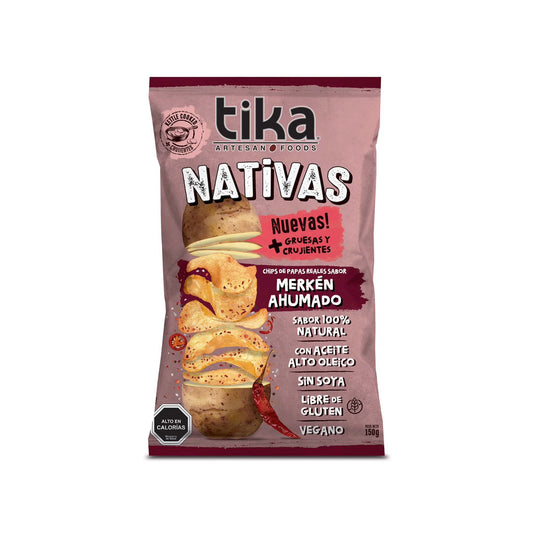 TIKA NATIVA MERKEN AHUMADO 150 GRS 15 UNIDS