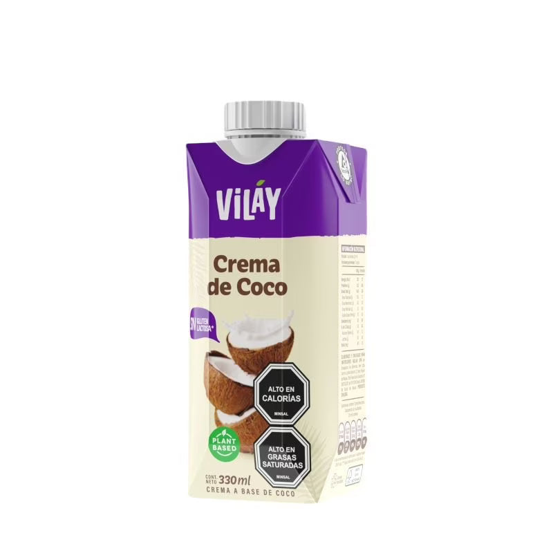 CREMA DE COCO VILAY 330 ML 18 UNIDS