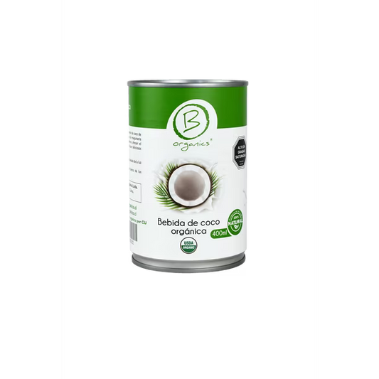 LECHE DE COCO 400 ML BE ORGANICS 12 UNIDS