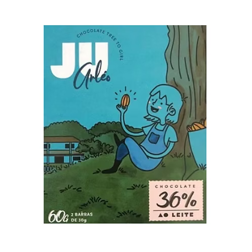 CHOCOLATE BEAN TO BAR 36% JU ARLEO CON LECHE