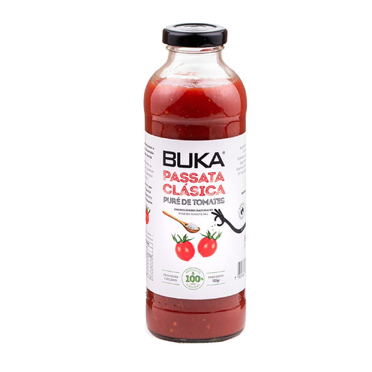 SALSA TOMATE ALBAHACA BUKA 515 GRS  12 UNIDS
