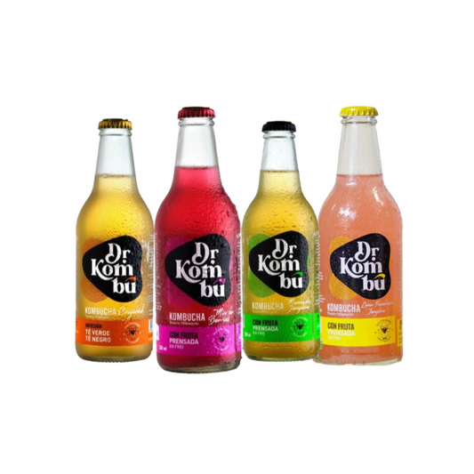 KOMBUCHA SABORES SURTIDO DR KOMBU 330 CC 12 UNIDS