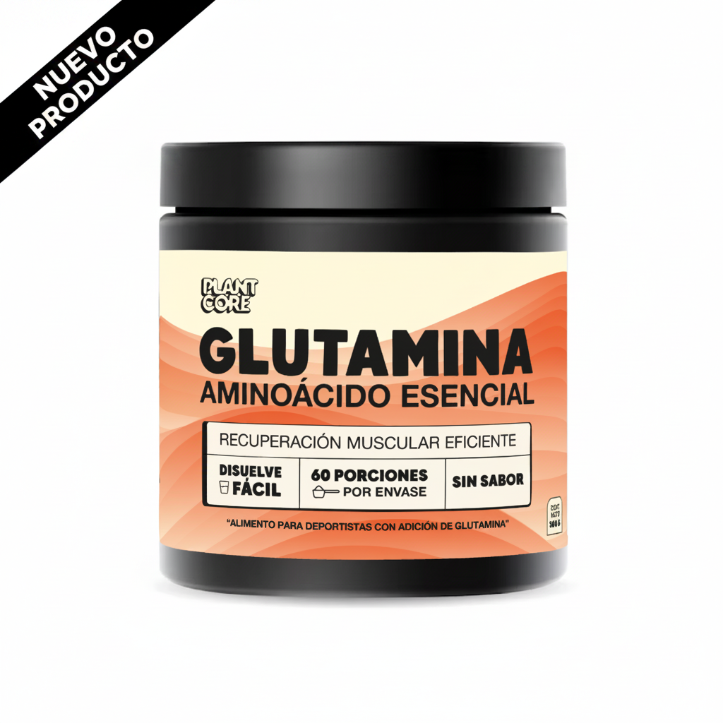 GLUTAMINA PLANTCORE 300 GRS 4 UNIDS PACK