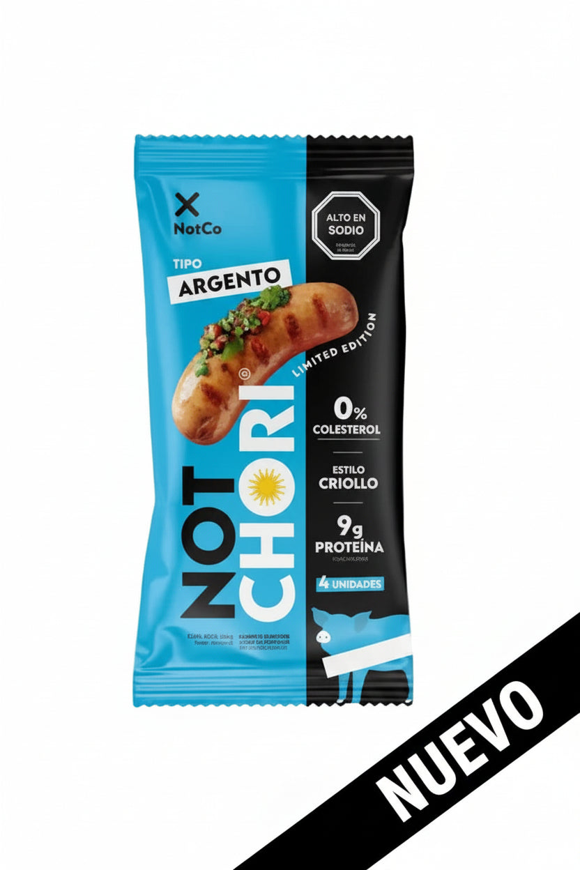 NOTCO NOT CHORI ARGENTO 240 GRS 18 UNIDS