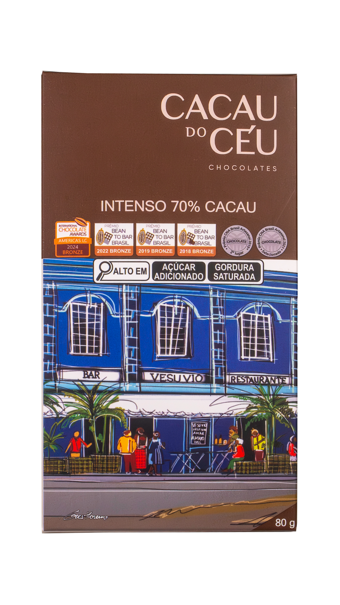 CHOCOLATE BEAN TO BAR 70% CACAU DO CEU
