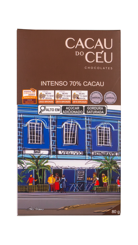 CHOCOLATE BEAN TO BAR 70% CACAU DO CEU