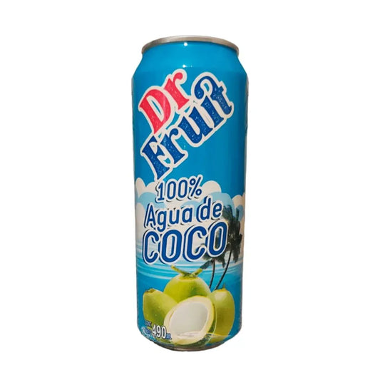 AGUA DE COCO DR FRUIT 6 UNIDS 490 ML
