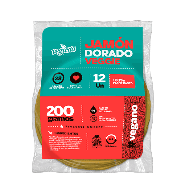 JAMÓN DORADO VEGUSTA 200 GRS 10 PACKS