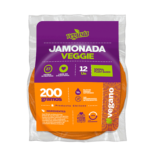 JAMONADA VEGGIE VEGUSTA 200 GRS 10 PACKS