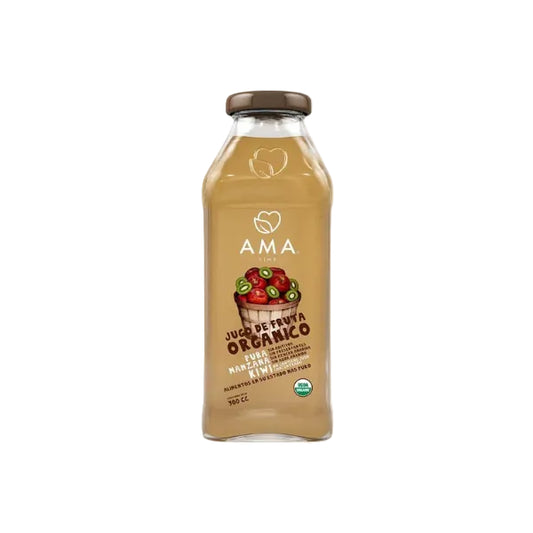 JUGO AMA MANZANA KIWI ORGÁNICO 300 ML 12 UNIDS