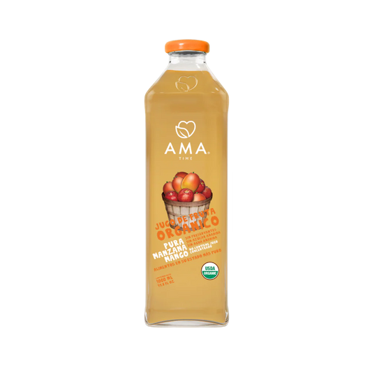 JUGO AMA MANZANA MANGO ORGÁNICO 1000 ML 6 UNIDS