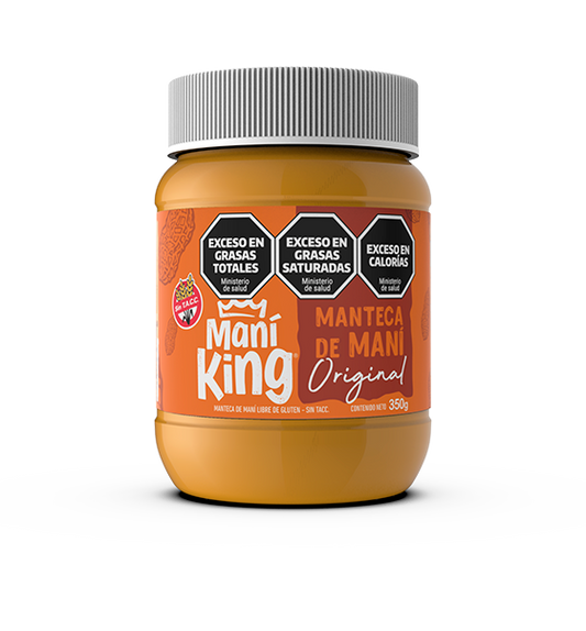 MANTEQUILLA DE MANÍ KING 350 GRS 12 UNIDS