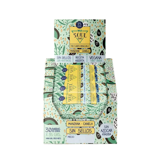SOUL BAR MANZANA CANELA 30 UNIDS 35 GRS