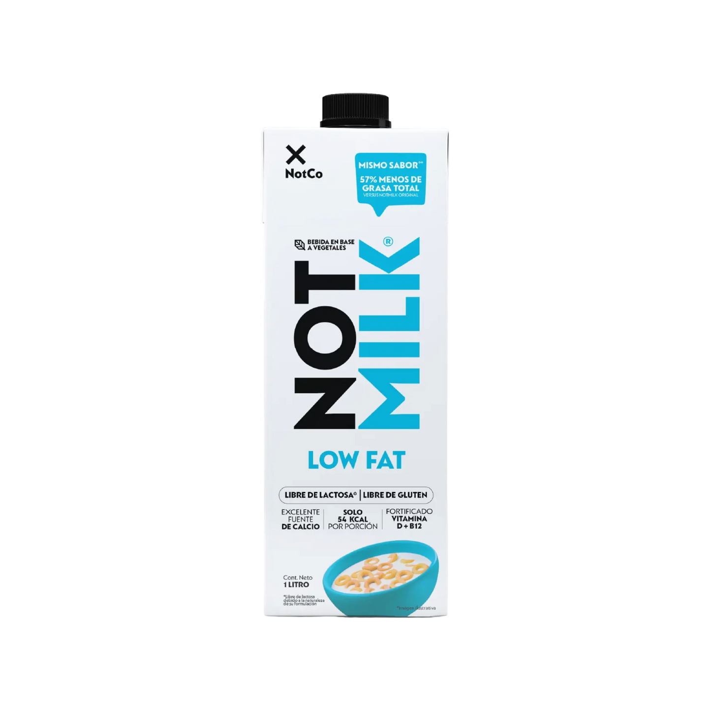 NOTCO NOT MILK LOW FAT 1 LITRO 12 UNIDS