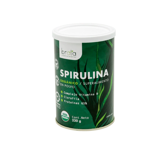 SPIRULINA ORGÁNICA  BROTA 230 GRS