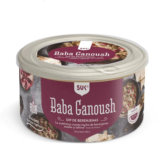 DIP DE BERENJENAS BABA GANOUSH SUK 175 GRS 12 UNIDS