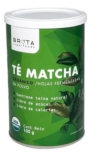 TE MATCHA ORGANICO (En polvo) - DETOX - BROTA 100 GRS