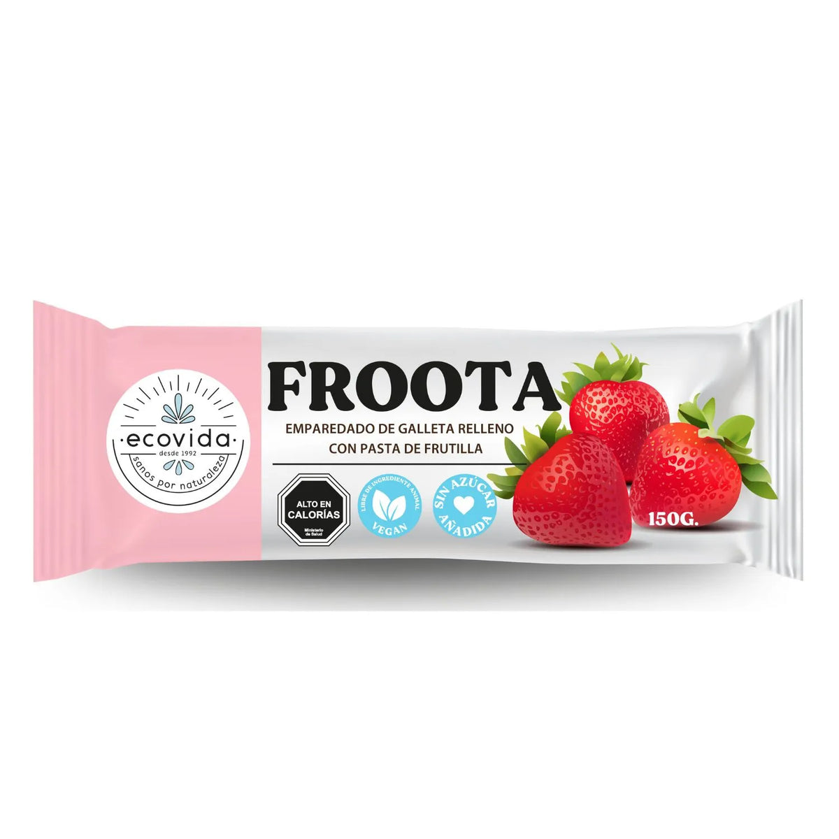 EMPAREDADO FRUTILLA ECOVIDA 30 UNIDS 150 GRS