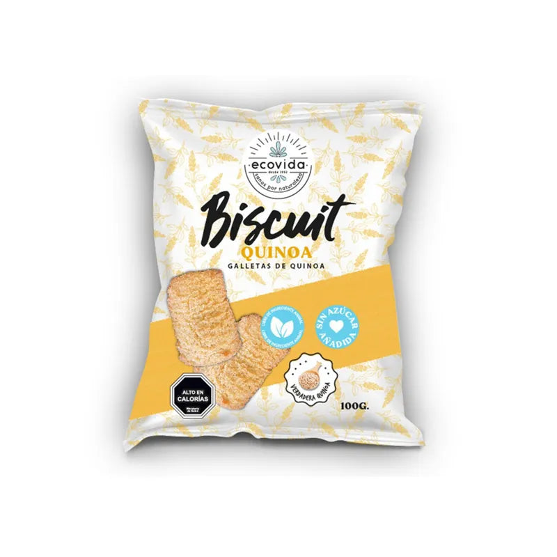 BISCUIT QUINOA ECOVIDA 26 UNIDS 100 GRS