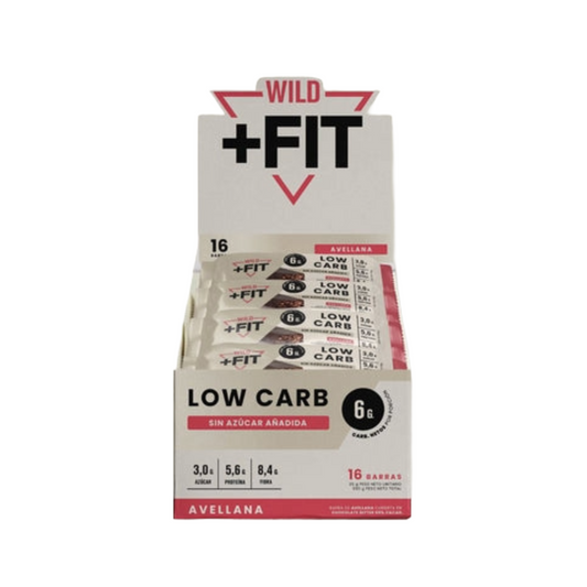 WILD FIT CHOCOLATE AVELLANA 16 UNIDS 35 GRS