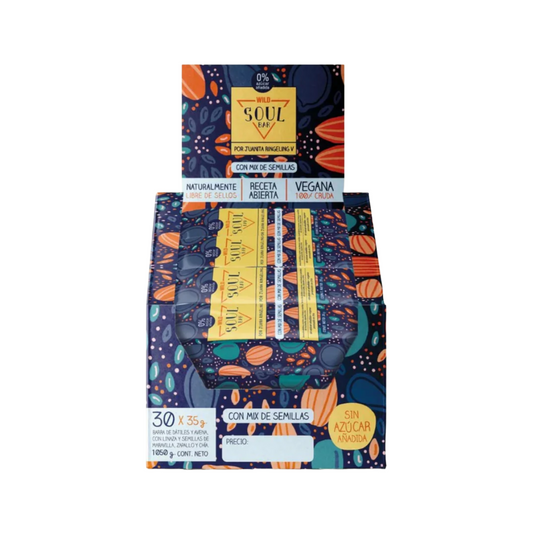 SOUL BAR SEMILLAS ANCESTRALES 30 UNIDS 35 GRS