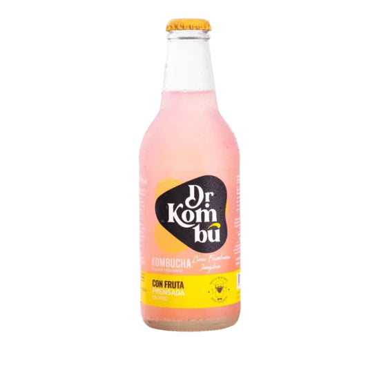 KOMBUCHA LIMA FRAMBUESA JENGIBRE DR KOMBU 330 CC  12 UNIDS
