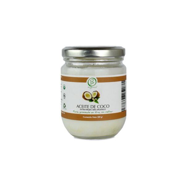 ACEITE DE COCO ORGÁNICO EXTRA VIRGEN BE ORGANICS 200 ML