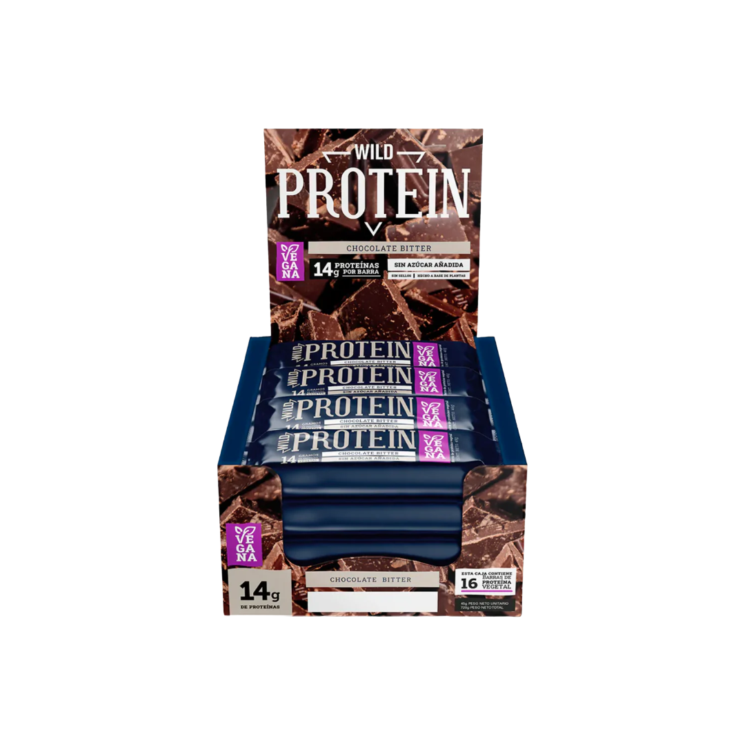 BARRA WILD PROTEIN CHOCOLATE COCO 45 GRS 16 UNIDS
