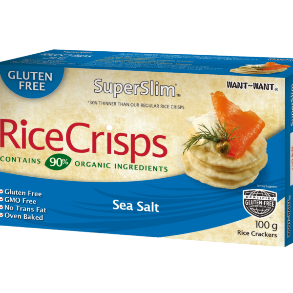 RICE CRISPS SUPERSLIM SAL DE MAR 100 GRS CAJA 12 UNIDS