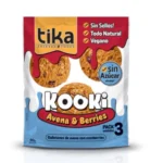 GALLETÓN TIKA KOOKI AVENA BERRIES 90 GRS 25 UNIDS